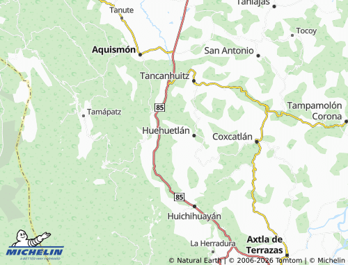MICHELIN San José map - ViaMichelin
