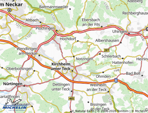 Mapa MICHELIN Notzingen - ViaMichelin