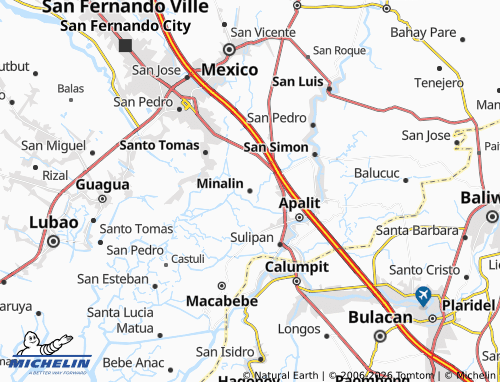 MICHELIN Minalin map - ViaMichelin