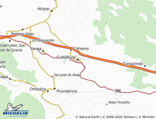 Mappa MICHELIN Cuitláhuac - ViaMichelin