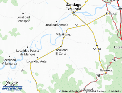 Kaart MICHELIN Localidad El Corte - ViaMichelin