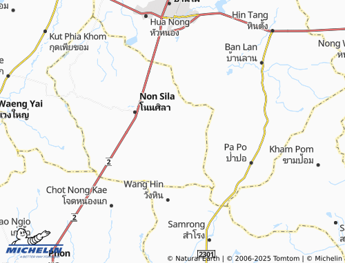 MICHELIN Ban Han map - ViaMichelin