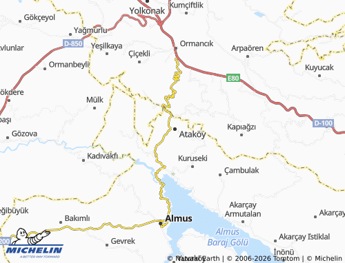MICHELIN Ata map - ViaMichelin