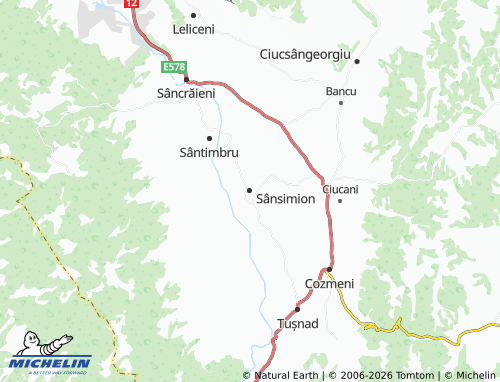 Mappa MICHELIN Sânsimion - ViaMichelin