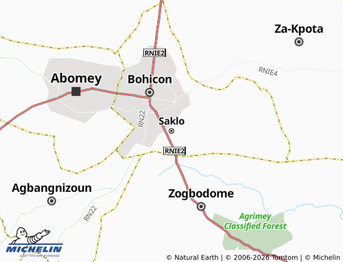 Mapa MICHELIN Saklo - ViaMichelin