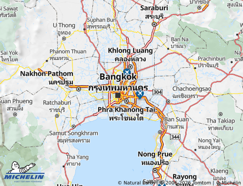Mapa MICHELIN Phaya Thai - ViaMichelin