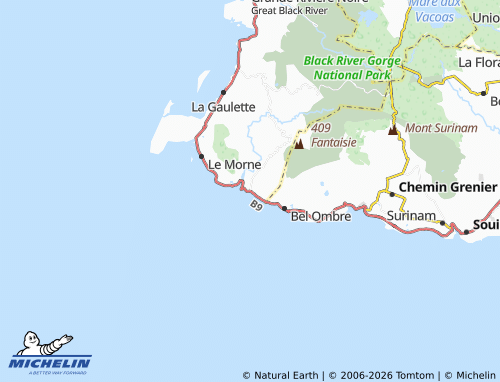 MICHELIN-Landkarte Baie du Cap - ViaMichelin