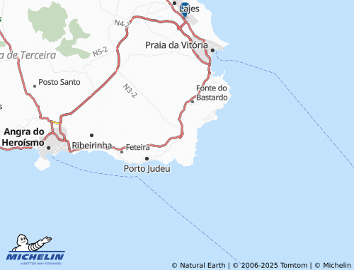 MICHELIN Vila de São Sebastião map - ViaMichelin