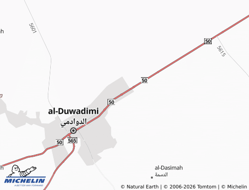 MICHELIN-Landkarte al-Nuzhah - ViaMichelin