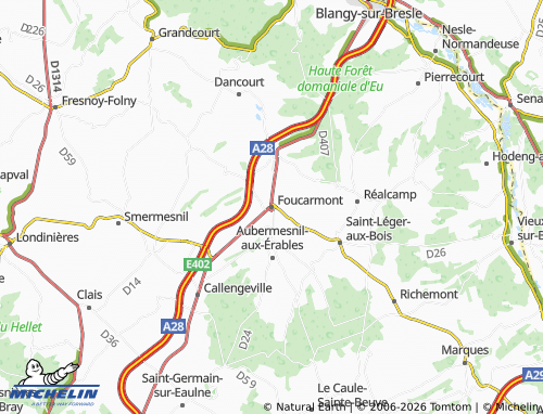Mapa MICHELIN Foucarmont - ViaMichelin