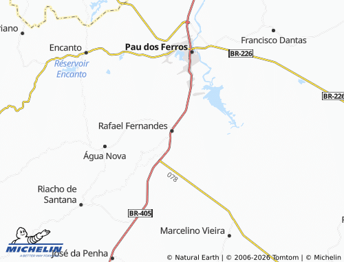 Mapa MICHELIN Rafael Fernandes - ViaMichelin