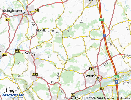 MICHELIN Südkirchen map - ViaMichelin