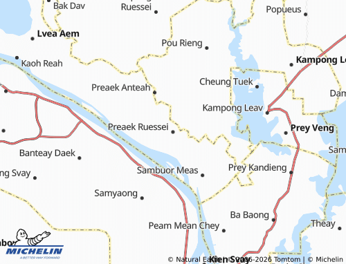 Mappa MICHELIN Preaek Ruessei - ViaMichelin