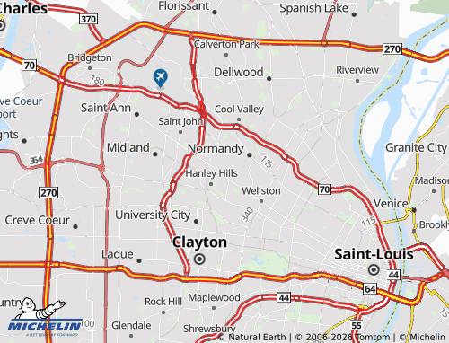 Mapa MICHELIN Greendale - ViaMichelin
