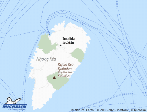 MICHELIN Agia Mavra map - ViaMichelin