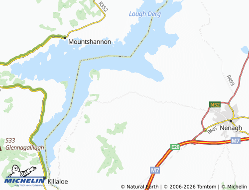 Carte MICHELIN Portroe - ViaMichelin