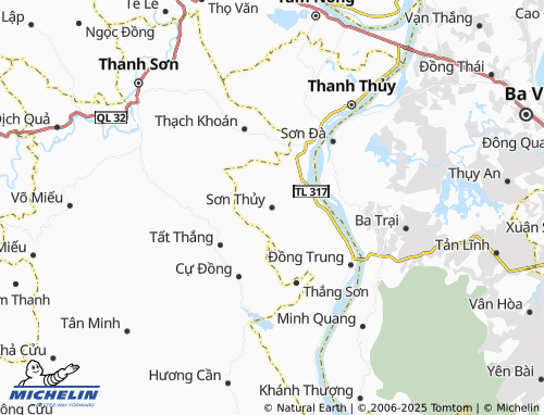 MICHELIN Sơn Thủy map - ViaMichelin