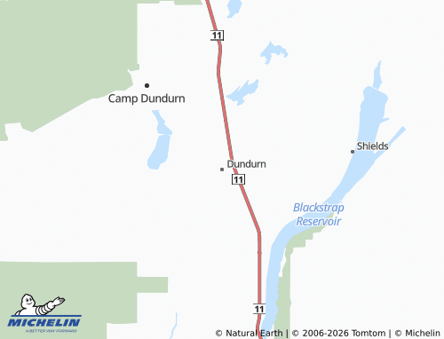 Carte MICHELIN Dundurn - ViaMichelin