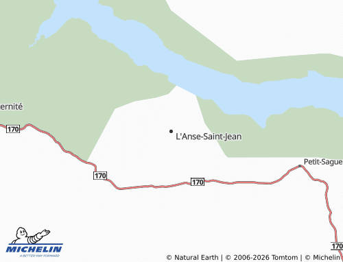 MICHELIN-Landkarte L'Anse-Saint-Jean - ViaMichelin