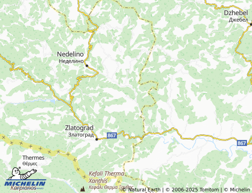 MICHELIN Dolen map - ViaMichelin