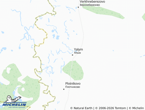 MICHELIN-Landkarte Yalym - ViaMichelin