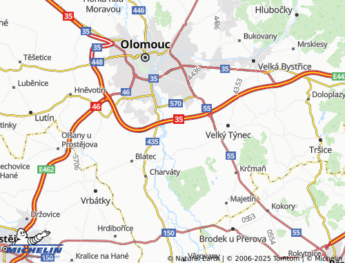 Mapa MICHELIN Nový Dvůr - ViaMichelin