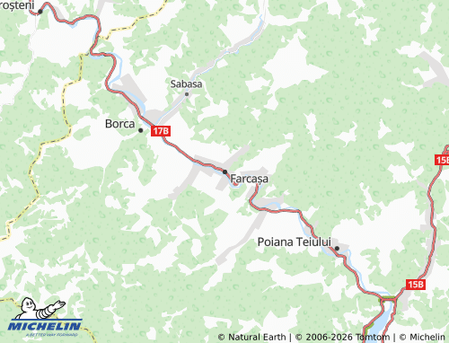 MICHELIN Farcașa map - ViaMichelin