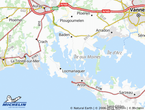 MICHELIN Locmique map - ViaMichelin