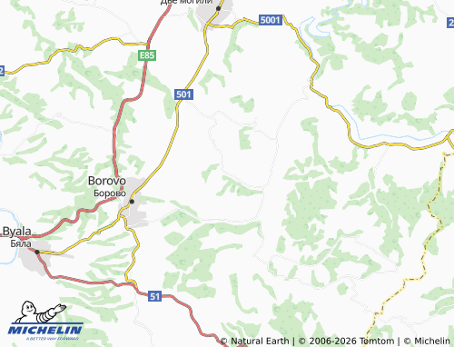 Kaart MICHELIN Bazovets - ViaMichelin