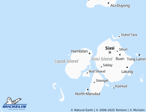MICHELIN Parian Dakula map - ViaMichelin