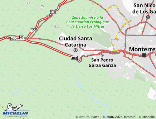 Mappa MICHELIN Pedregal Valle Poniente - ViaMichelin