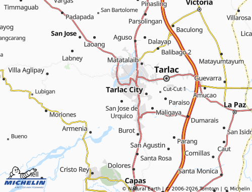 MICHELIN San Rafael map - ViaMichelin