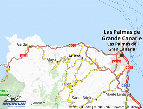 MICHELIN Los Dolores map - ViaMichelin