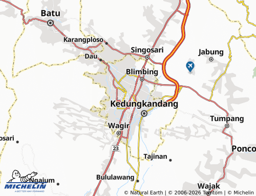 Mapa MICHELIN Oro Oro Dowo - ViaMichelin