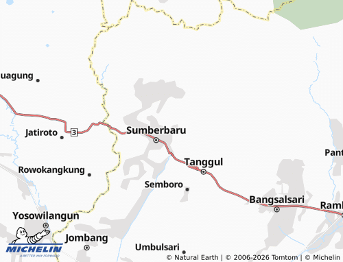 Mapa MICHELIN Pondok Dalem - ViaMichelin