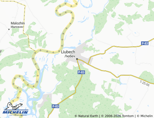 Mappa MICHELIN Liubech - ViaMichelin
