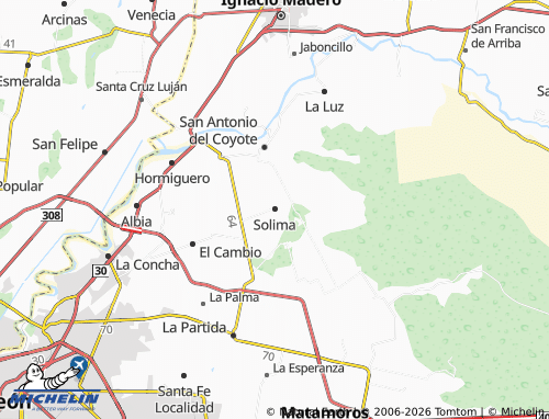 Mapa MICHELIN Solima - ViaMichelin