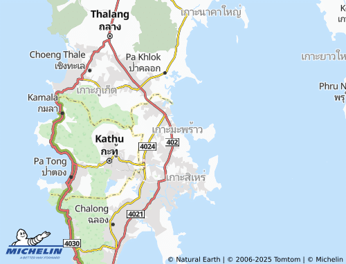 Kaart MICHELIN Ko Kaeo - ViaMichelin