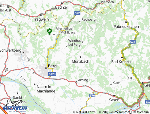MICHELIN-Landkarte Priehetsberg - ViaMichelin