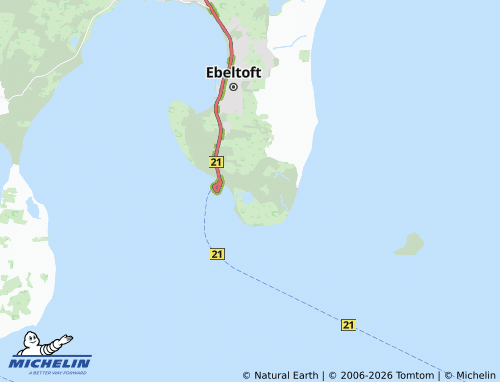 Mapa MICHELIN Øerne - ViaMichelin