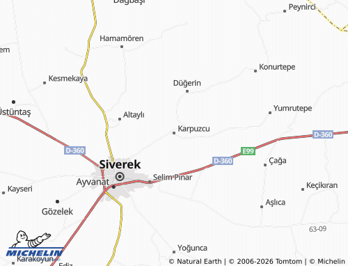 Mapa MICHELIN Karpuzcu - ViaMichelin