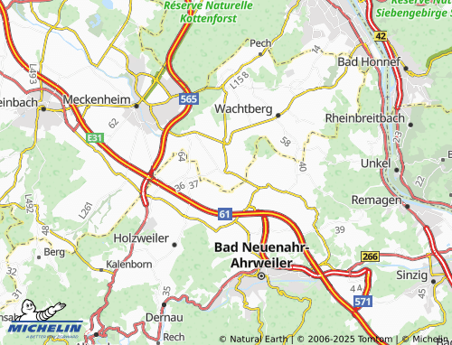 MICHELIN-Landkarte Fritzdorf - ViaMichelin