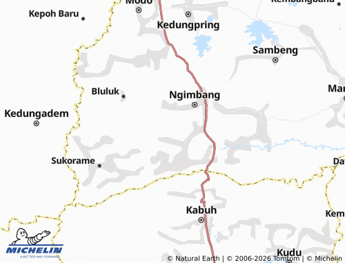 MICHELIN Purwokerto map - ViaMichelin