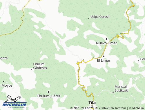 MICHELIN Masoja Shucja map - ViaMichelin