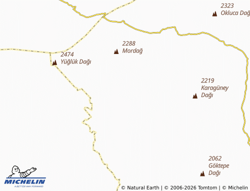 MICHELIN Evdilek map - ViaMichelin