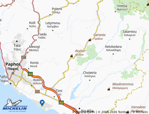 MICHELIN Axylou map - ViaMichelin