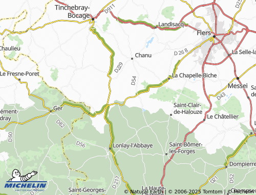 Carte MICHELIN Larchamp - ViaMichelin