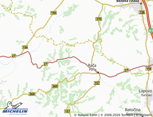 Carte MICHELIN Viševac - ViaMichelin