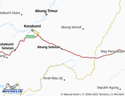 MICHELIN Kali Balangan map - ViaMichelin