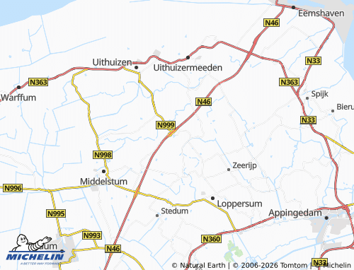MICHELIN Garsthuizen map - ViaMichelin